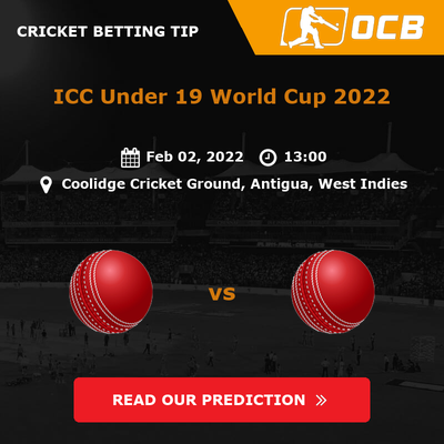 IND-U19 vs AUS-U19 Match Prediction - Feb 02, 2022