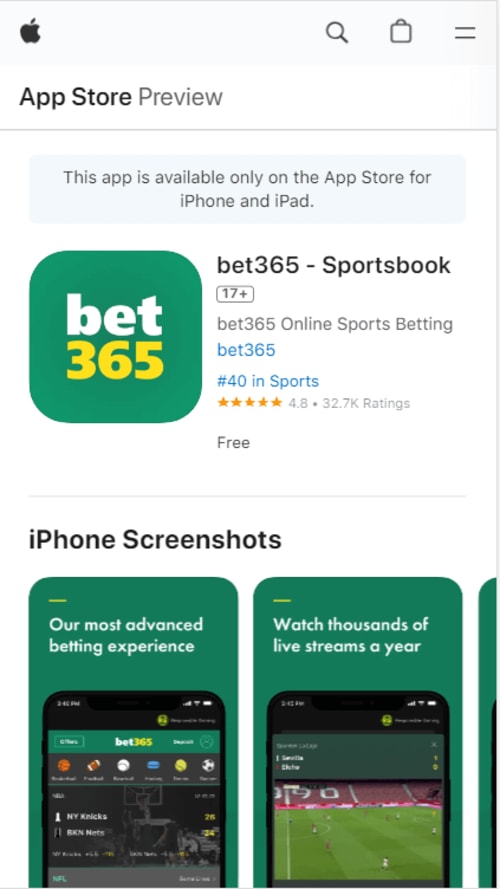Bet365 App Download iPhone